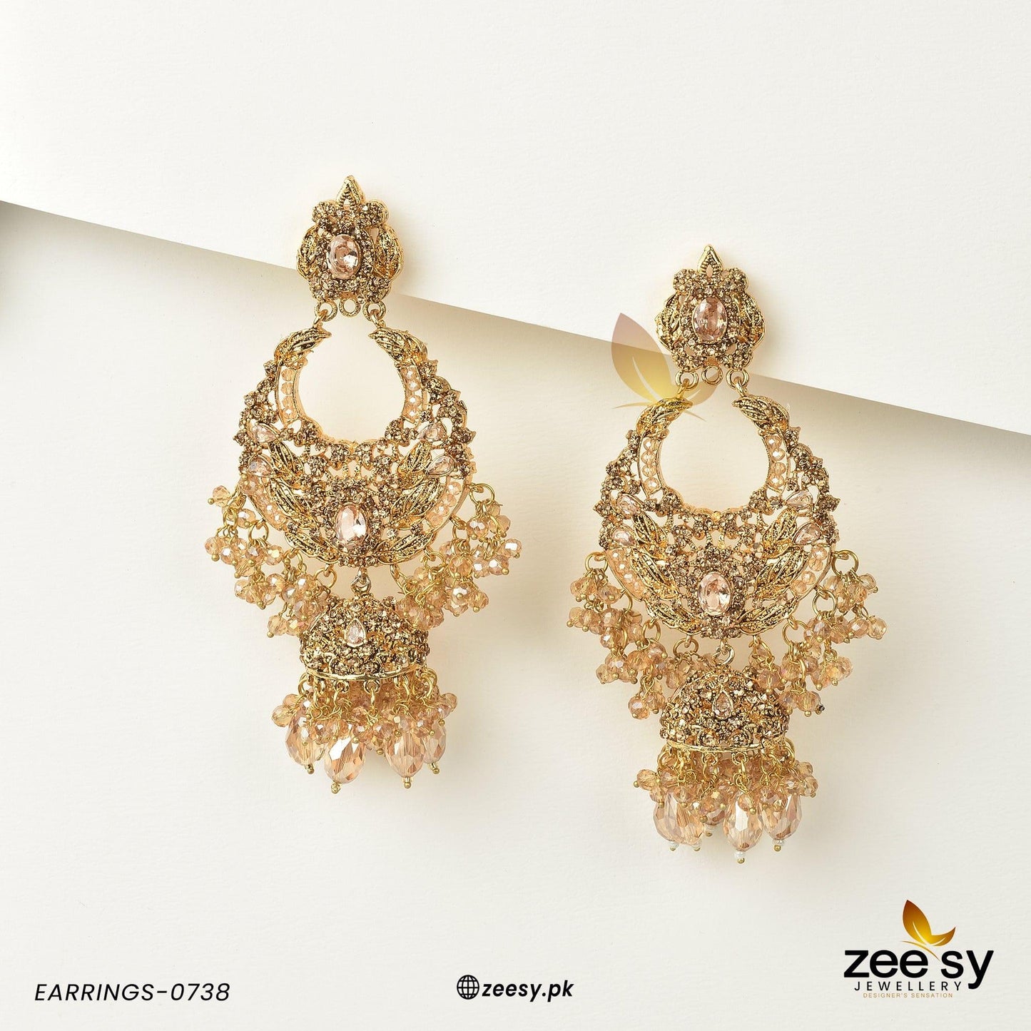 Earrings-0738 Champagne