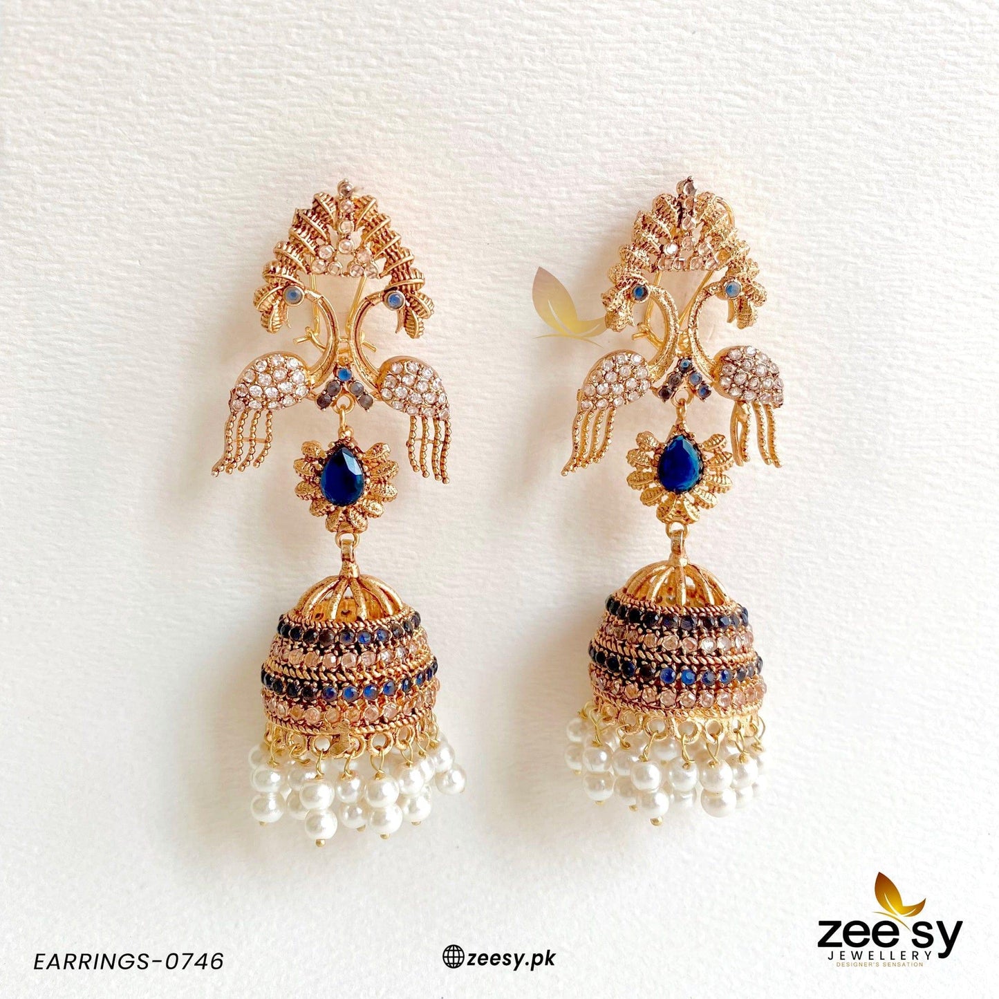 Earrings-0746 Blue