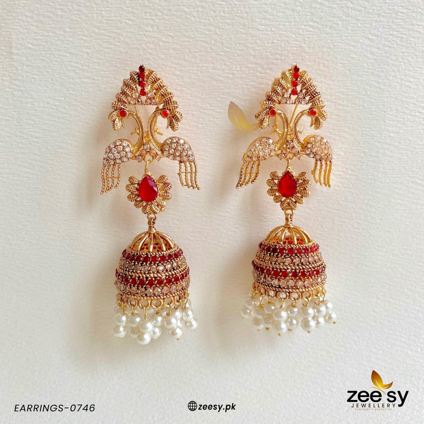 Earrings-0746 Red