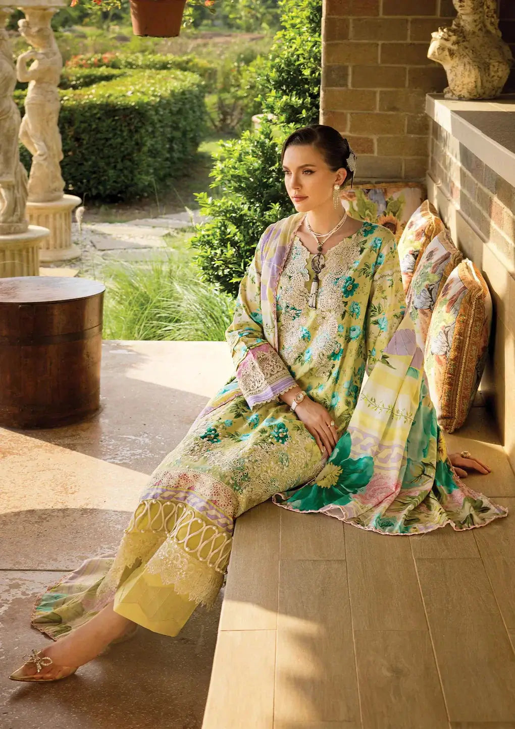 Elaf Premium | Print Chikankari 24 | ECT-06B MISTY SERENADE - Pakistani Designer Dress - by Elaf Premium | Type: Luxury - 100% Original at Saira Sultan