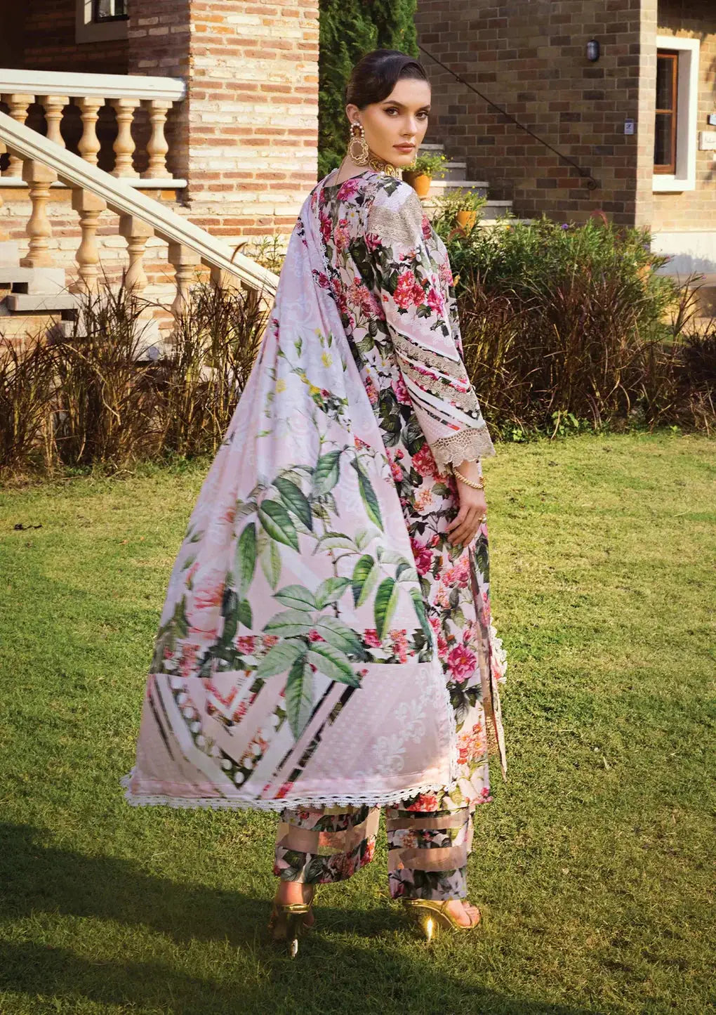 Elaf Premium | Print Chikankari 24 | ECT-01A SOIR - Pakistani Designer Dress - by Elaf Premium | Type: Luxury - 100% Original at Saira Sultan