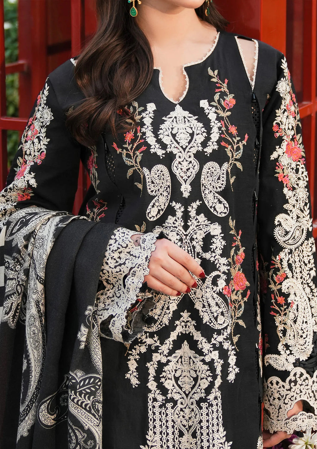 Elaf Premium | Winter Pashmina Shawl Collection | EPW-2B Forever Your¢€™s - Pakistani Designer Dress - by Elaf Premium | Type: Ladies Clothes - 100% Original at Saira Sultan