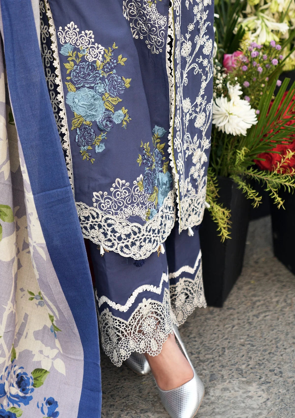 Elaf Premium | Winter Pashmina Shawl Collection | EPW-4A Secret Serenade - Pakistani Designer Dress - by Elaf Premium | Type: Ladies Clothes - 100% Original at Saira Sultan