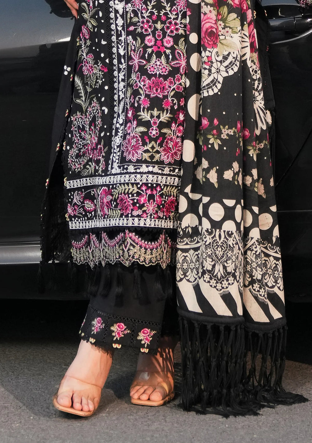 Elaf Premium | Winter Pashmina Shawl Collection | EPW-8B Boundless Dreams - Pakistani Designer Dress - by Elaf Premium | Type: Ladies Clothes - 100% Original at Saira Sultan