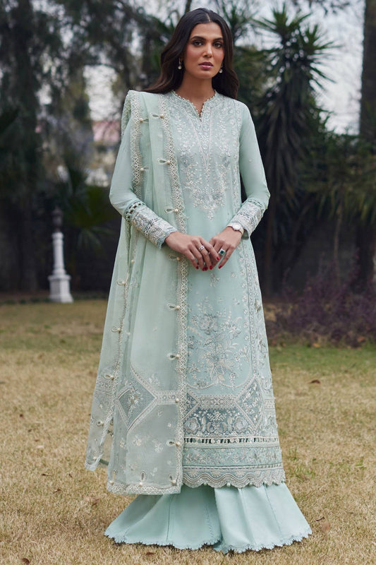 Elan | Lawn24 | MINA (EL24-01 B) - Pakistani Designer Dress - by Elan | Type: Luxury - 100% Original at Saira Sultan
