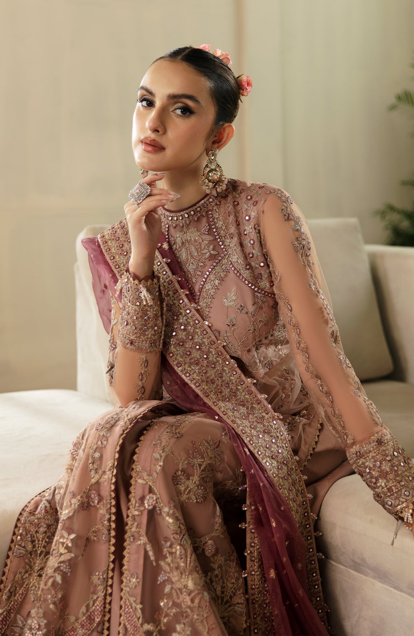 Eleshia | Zarin Wedding Formals 24 | ROSEA - Pakistani Designer Dress - by Eleshia | Type: Ladies Clothes - 100% Original at Saira Sultan