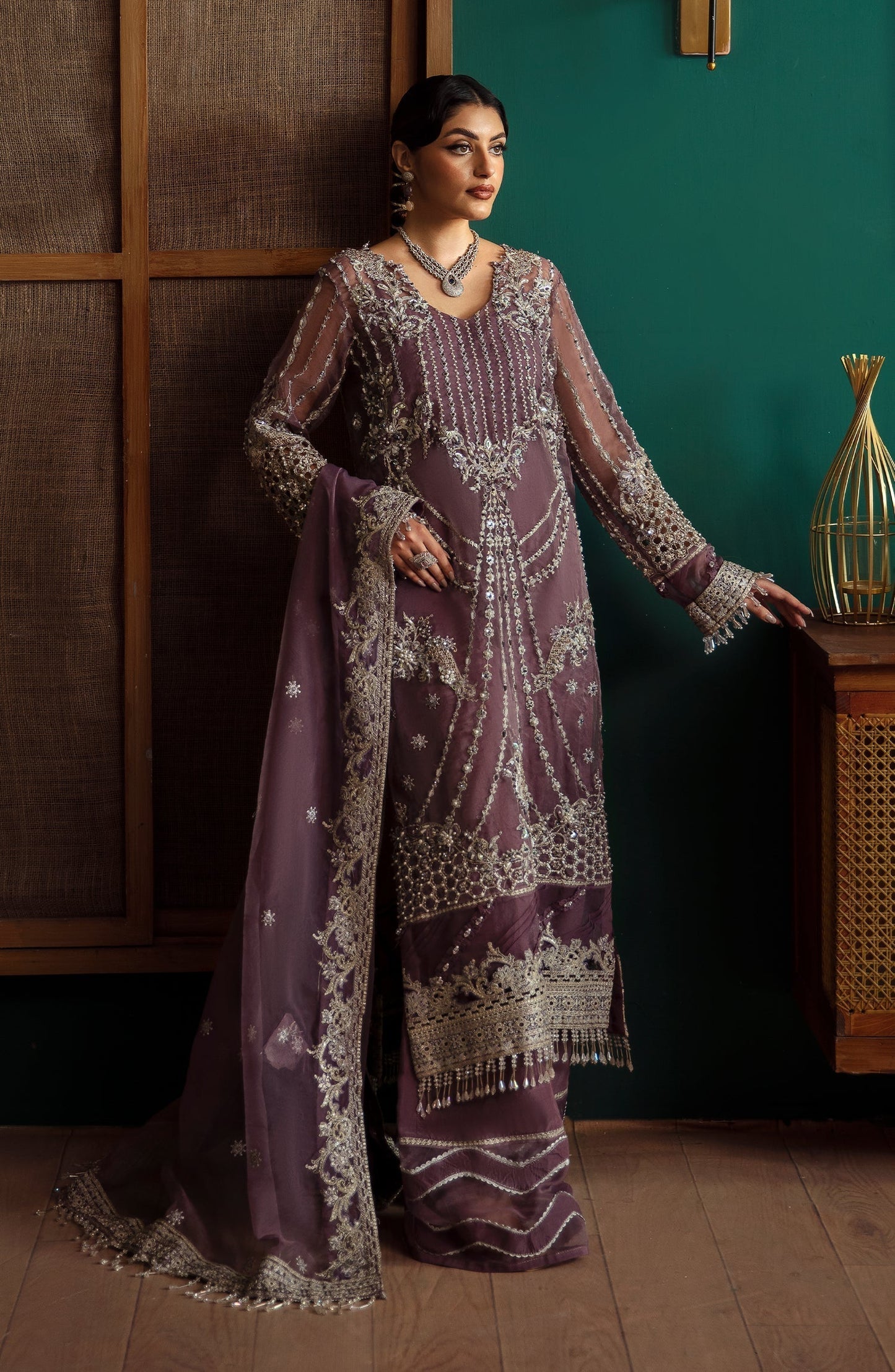 Eleshia | Zarin Wedding Formals 24 | ZARIF - Pakistani Designer Dress - by Eleshia | Type: Ladies Clothes - 100% Original at Saira Sultan