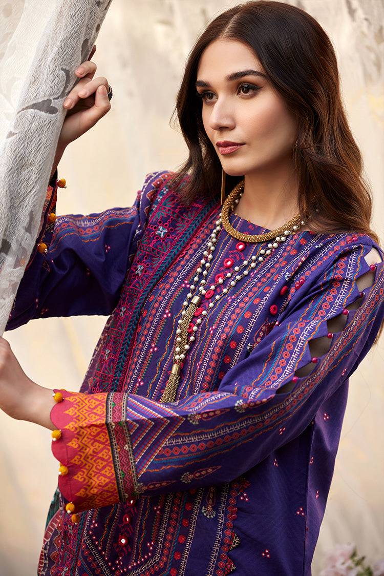 Ellena | Luxury Embroidered Collection | D02 - Pakistani Designer Dress - by Ellena | Type: Luxury - 100% Original at Saira Sultan
