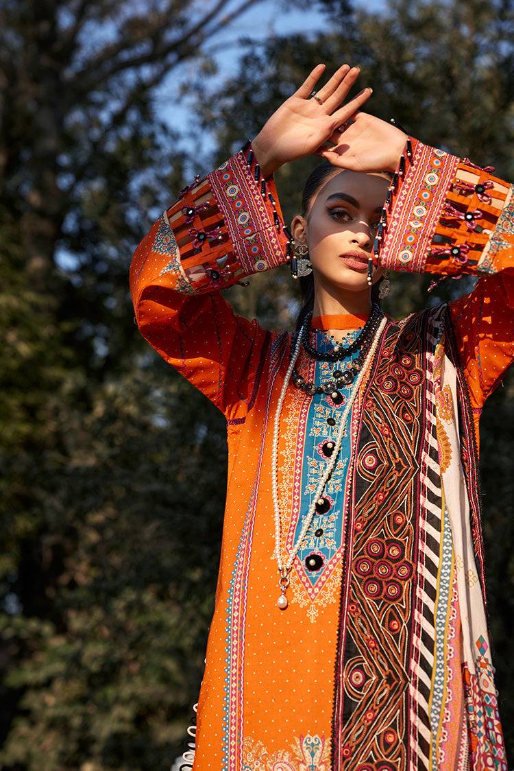 Ellena | Luxury Embroidered Collection | D13 - Pakistani Designer Dress - by Ellena | Type: Luxury - 100% Original at Saira Sultan