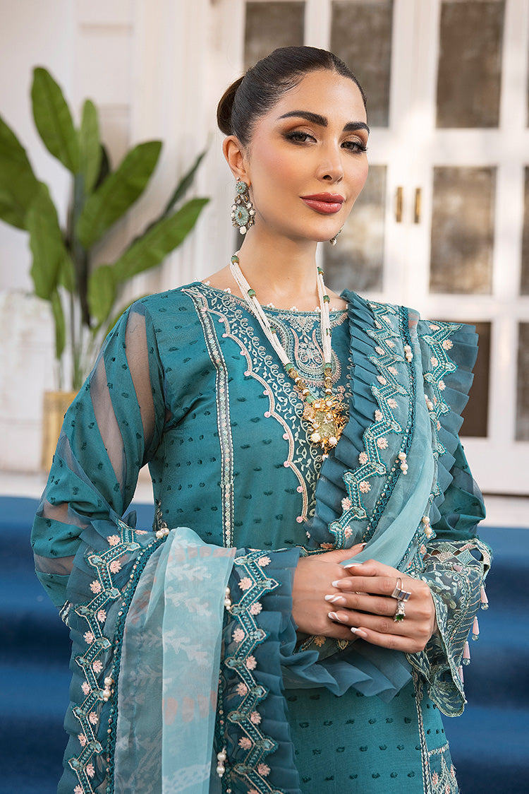 Ellena | Luxury Embroidered Collection | D19 - Pakistani Designer Dress - by Ellena | Type: Luxury - 100% Original at Saira Sultan