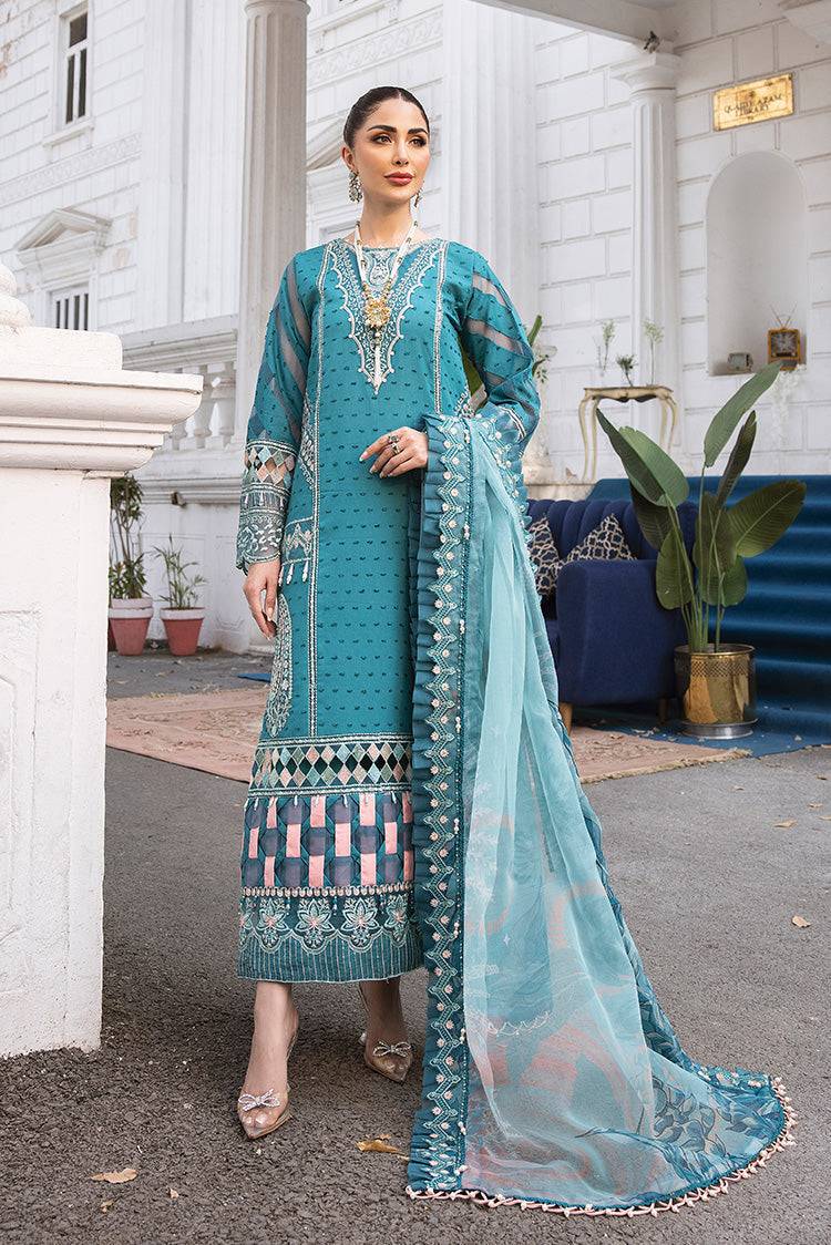 Ellena | Luxury Embroidered Collection | D19 - Pakistani Designer Dress - by Ellena | Type: Luxury - 100% Original at Saira Sultan