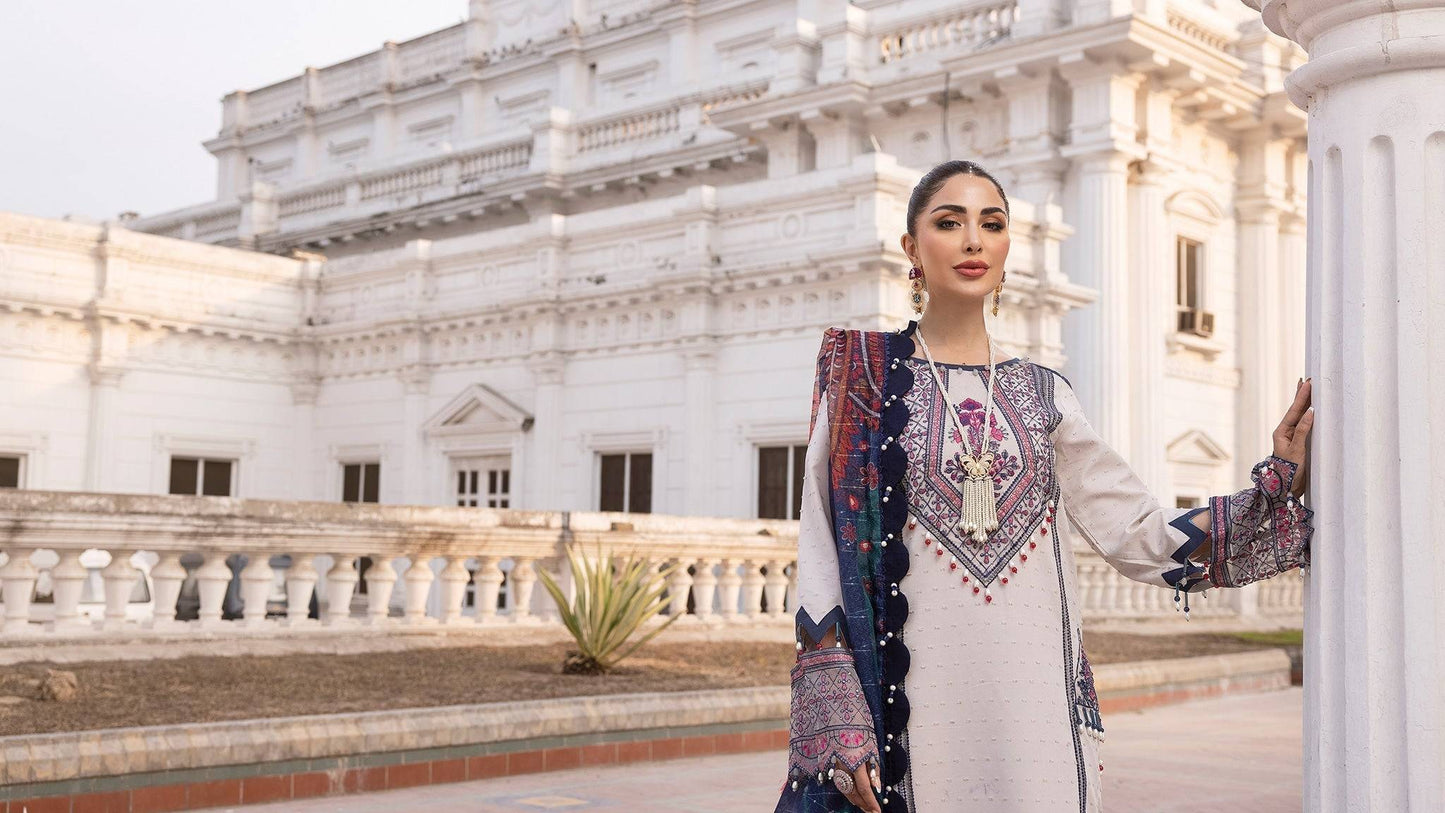 Ellena | Luxury Embroidered Collection | D23 - Pakistani Designer Dress - by Ellena | Type: Luxury - 100% Original at Saira Sultan
