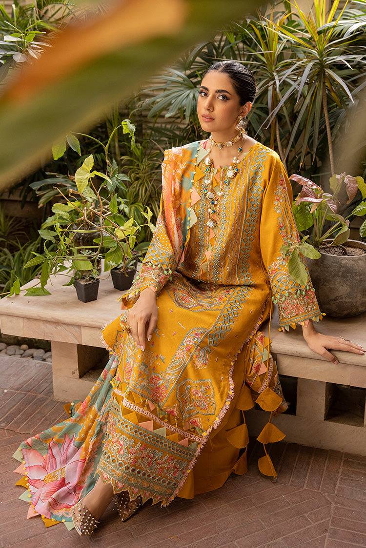 Ellena | Luxury Embroidered Collection | D01 - Pakistani Designer Dress - by Ellena | Type: Luxury - 100% Original at Saira Sultan