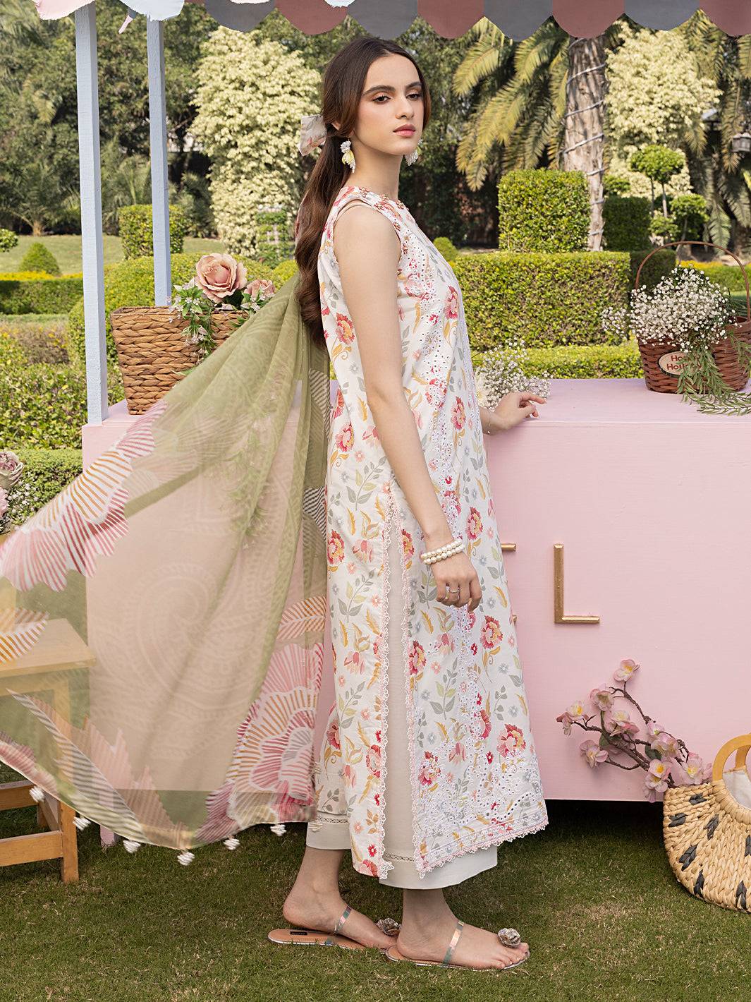 Izel | Oh Spring Lawn 25 | ELOWEN - Pakistani Designer Dress - by Izel | Type: Ladies Clothes - 100% Original at Saira Sultan