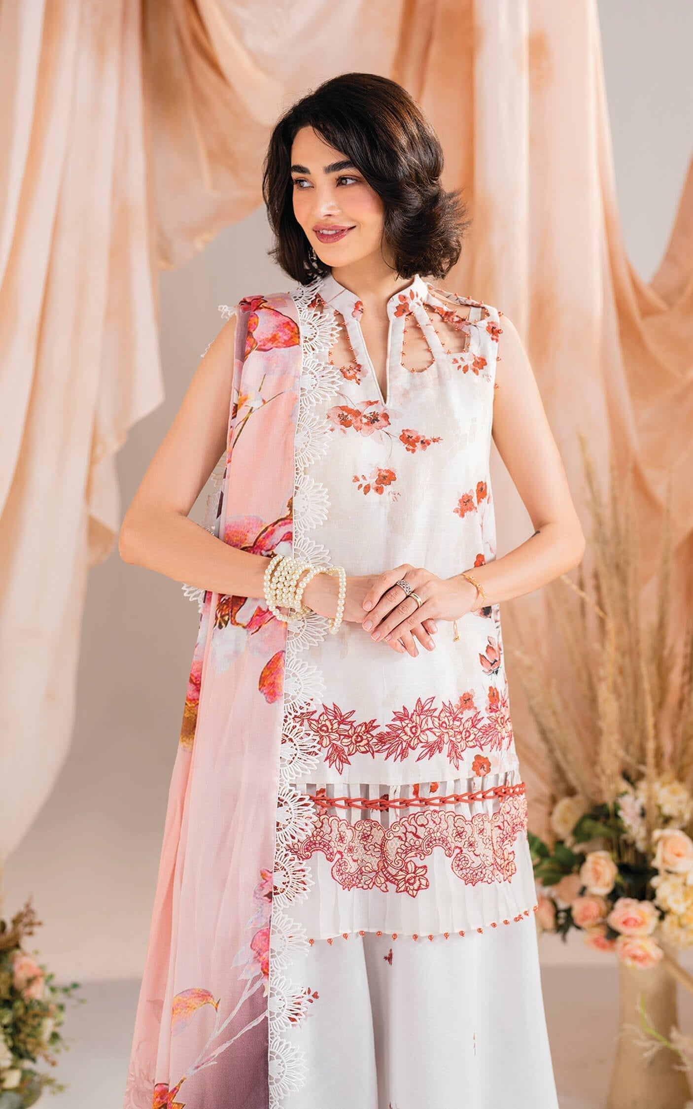 Asifa and Nabeel | Winter Meraki 24 | Embroider-MW-15 - Pakistani Designer Dress - by Asifa and Nabeel | Type: Ladies Clothes - 100% Original at Saira Sultan