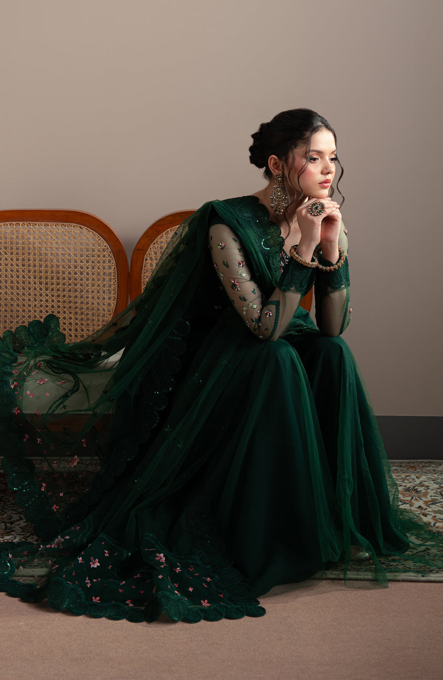 Fabiha Fatima | Elvin Pret Wear | EMERELLE - Pakistani Designer Dress - by Fabiha Fatima - Type : Ladies Clothes - 100% Original at Saira Sultan