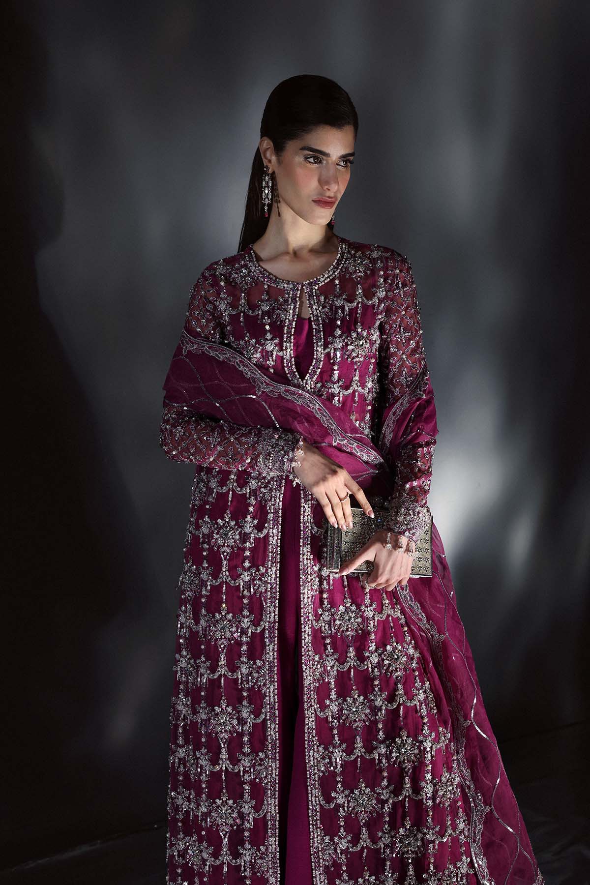 Enzo | Chateau De Lumiere | Rou© M Magenta Organza