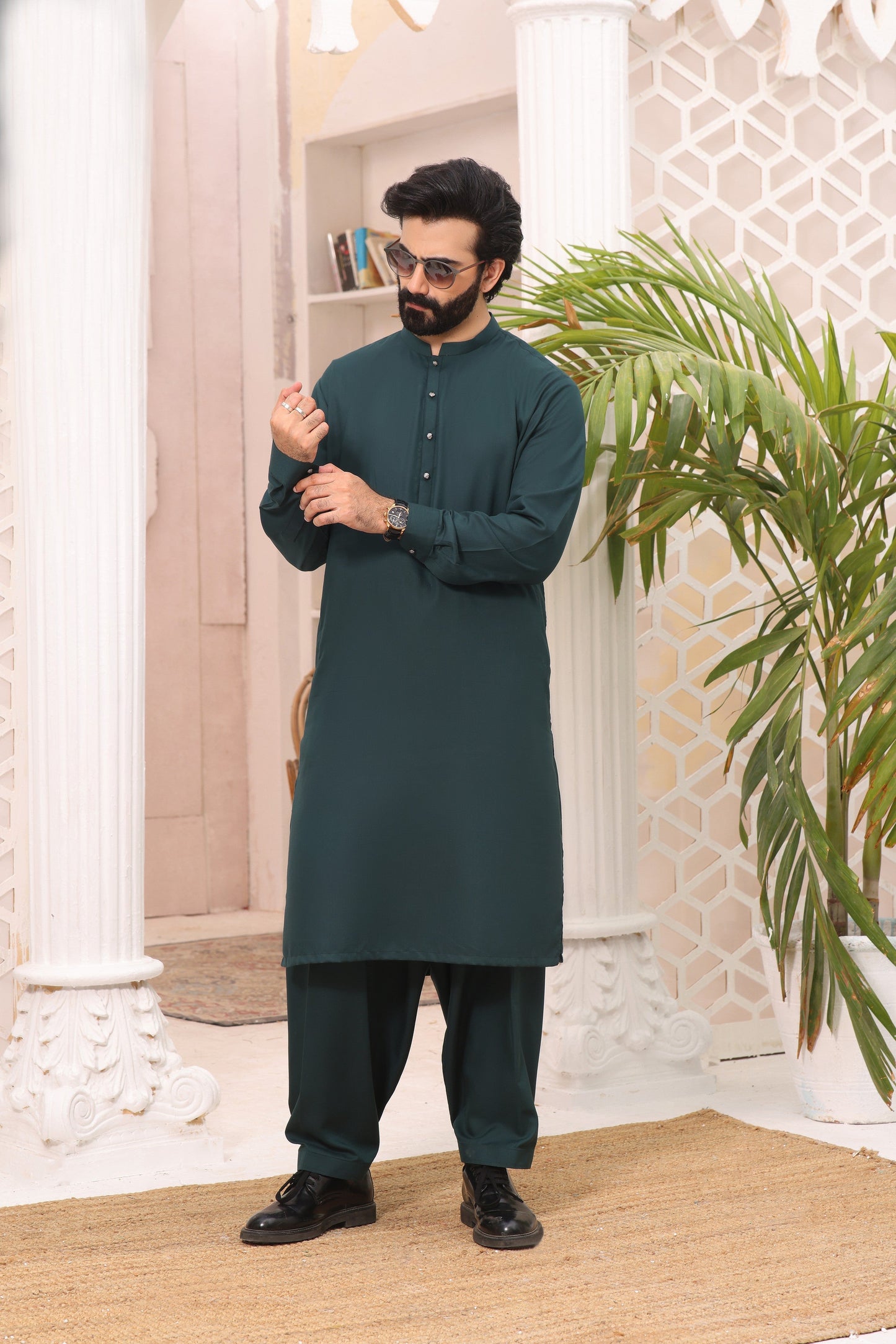 TGM | Men Fancy Wedding | Evergreen Jade (3 Piece) Medium