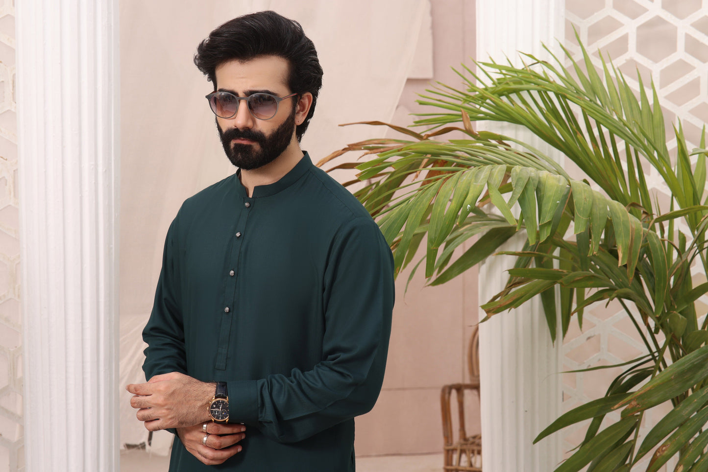TGM | Men Fancy Wedding | Evergreen Jade (3 Piece) Small