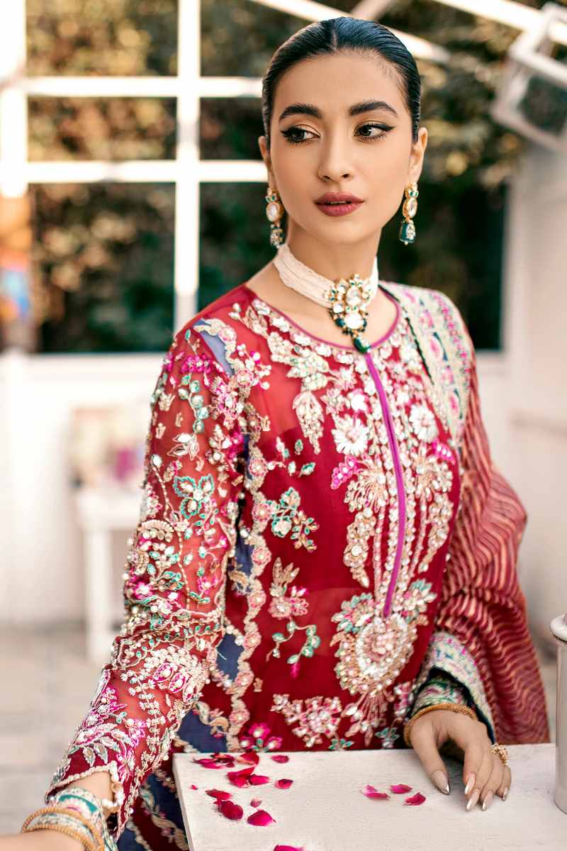 Ezra | Wedding Collection | Poppy - Pakistani Designer Dress - by Ezra | Type: Bridal - 100% Original at Saira Sultan
