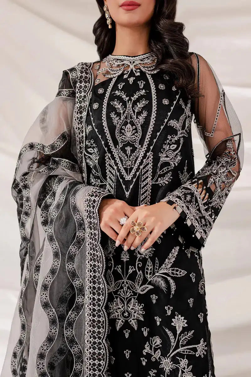 Farasha | Lumiere Luxury Collection 23 | Black Swan - Pakistani Designer Dress - by Farasha | Type: Formal - 100% Original at Saira Sultan