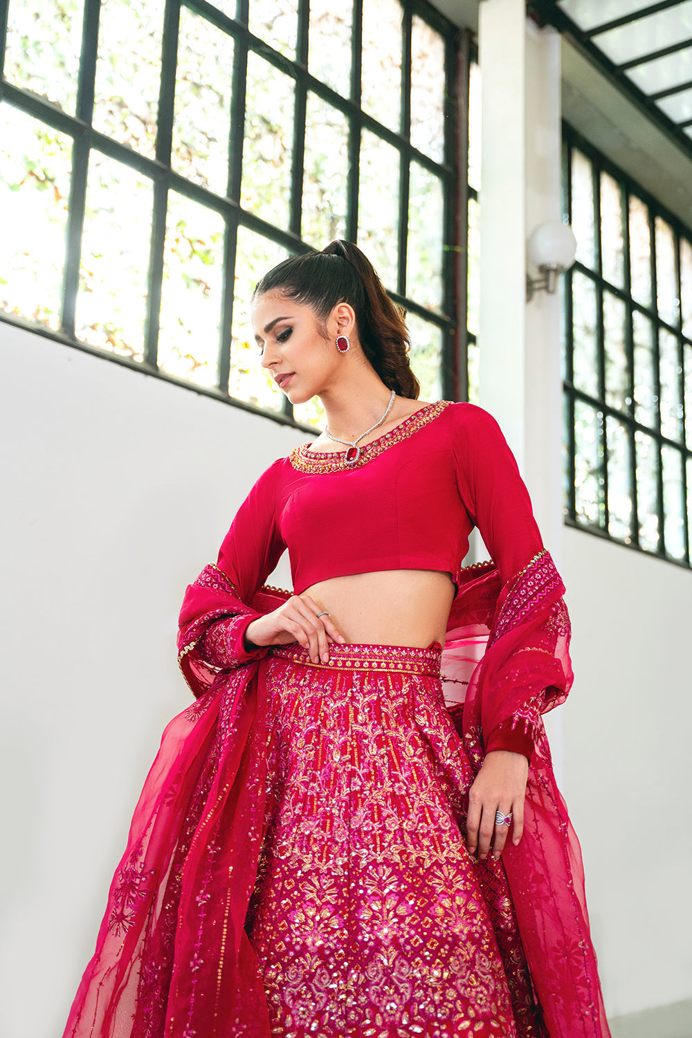 Saira Rizwan | Naqsh Festive | SRN24-04 Sharmas - Pakistani Designer Dress - by Saira Rizwan | Type: Bridal - 100% Original at Saira Sultan