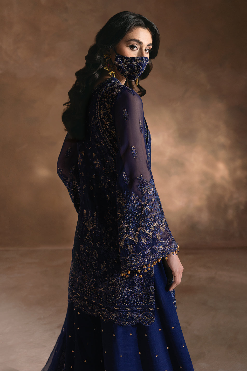 Flossie | Laconic Formals | FE - 902 B L Navy Chiffon