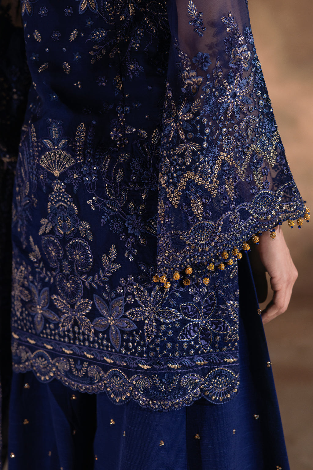 Flossie | Laconic Formals | FE - 902 B Custom Size Navy Chiffon