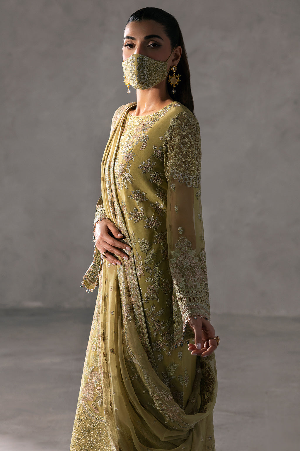 Flossie | Laconic Formals | FE - 903 S Mint Green Chiffon