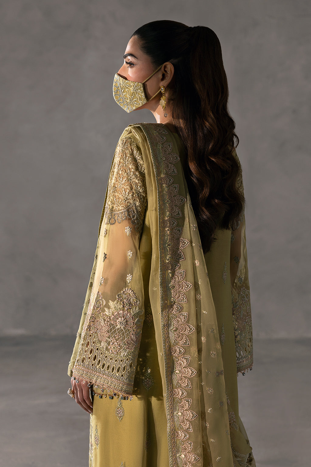 Flossie | Laconic Formals | FE - 903 L Mint Green Chiffon