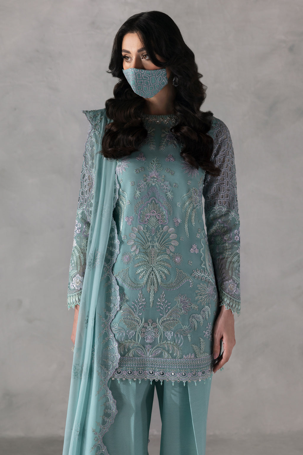 Flossie | Laconic Formals | FE - 905 B XS Light Blue Chiffon