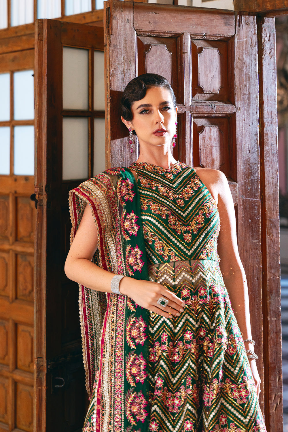 Saira Rizwan | Naqsh Festive | SRN24-06 Penelope - Pakistani Designer Dress - by Saira Rizwan | Type: Bridal - 100% Original at Saira Sultan