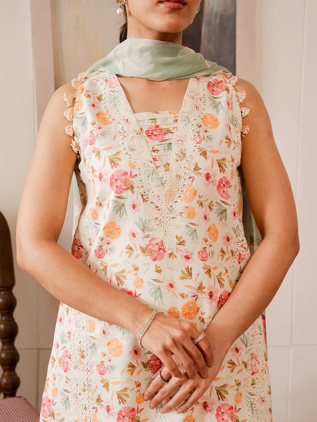 Izel | Oh Spring Lawn 25 | FLORA (B) - Pakistani Designer Dress - by Izel | Type: Ladies Clothes - 100% Original at Saira Sultan
