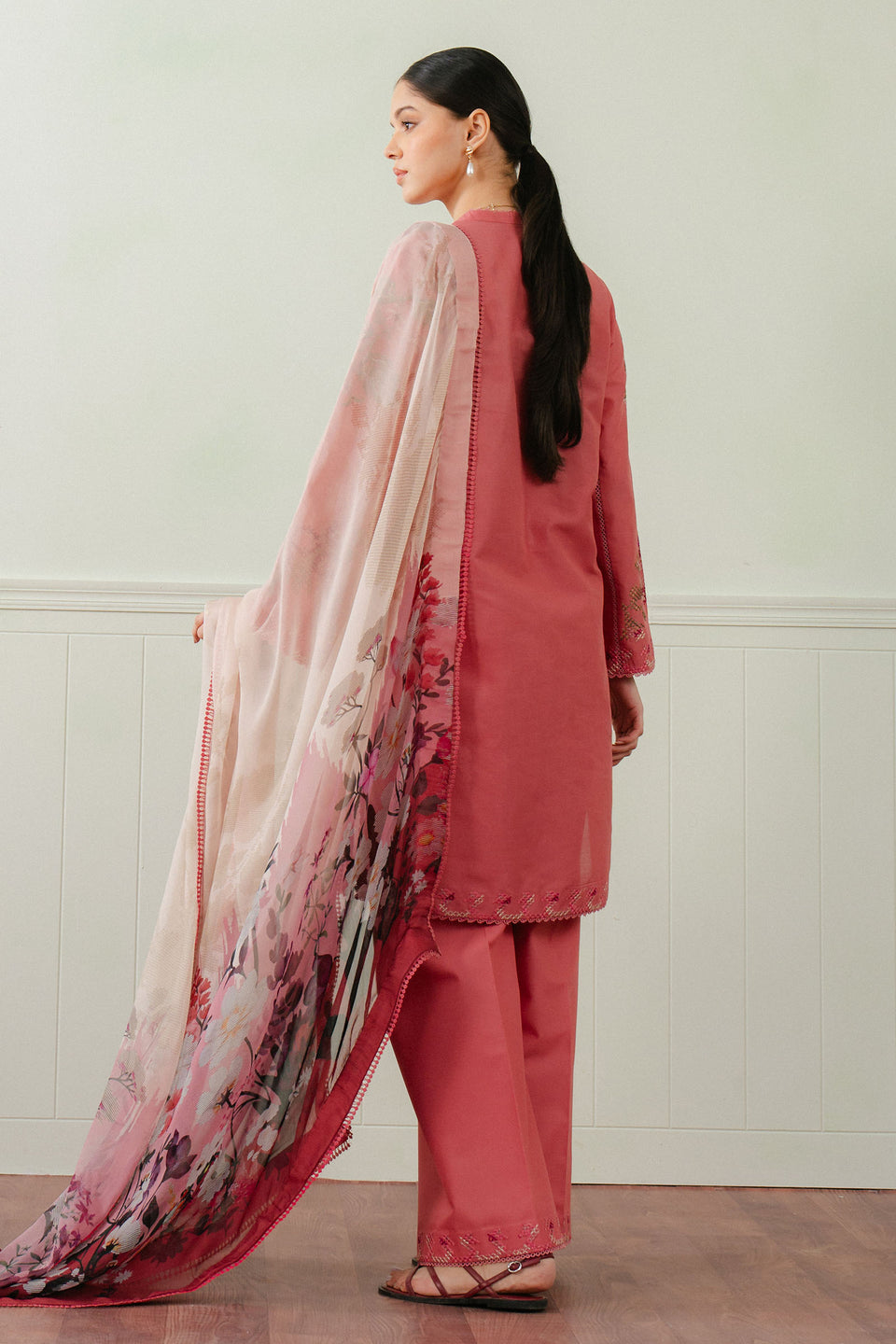Zara Shahjahan | Coco Lawn 25 | FREYA-4A S Champagne Pink Lawn