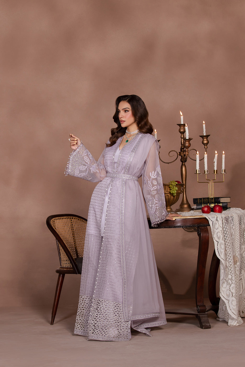 Flossie | Studio RTW | LILAC SNOW XS Soft Lilac Organza