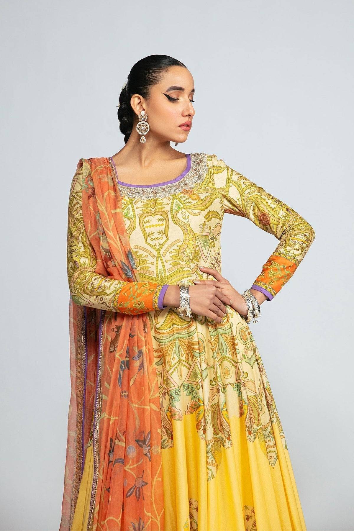 Fahad Hussayn | Tribalvention Formals | Kalevar - Pakistani Designer Dress - by Fahad Hussayn | Type: Formal - 100% Original at Saira Sultan