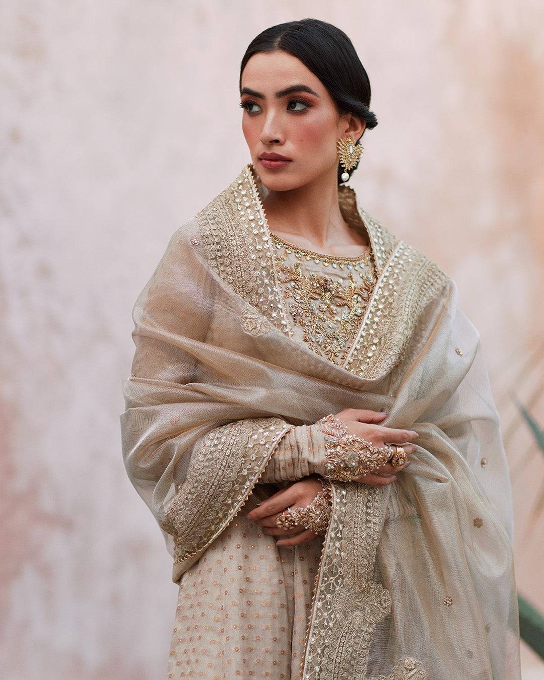 Faiza Saqlain | Aurnia Spring Festive Edit 24 | Moira - Pakistani Designer Dress - by Faiza Saqlain | Type: Luxury - 100% Original at Saira Sultan