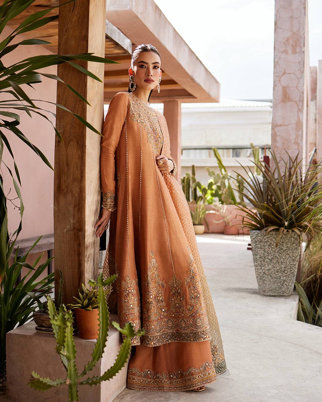 Faiza Saqlain | Aurnia Spring Festive Edit 24 | Dalisay - Pakistani Designer Dress - by Faiza Saqlain | Type: Luxury - 100% Original at Saira Sultan