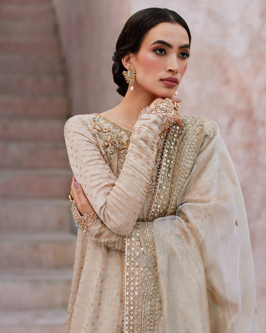 Faiza Saqlain | Aurnia Spring Festive Edit 24 | Moira - Pakistani Designer Dress - by Faiza Saqlain | Type: Luxury - 100% Original at Saira Sultan