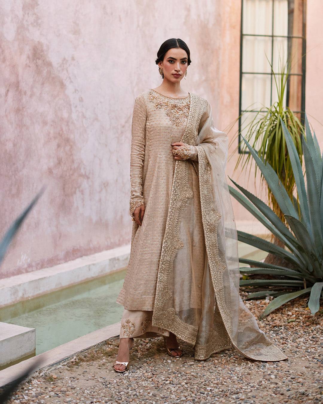 Faiza Saqlain | Aurnia Spring Festive Edit 24 | Moira - Pakistani Designer Dress - by Faiza Saqlain | Type: Luxury - 100% Original at Saira Sultan