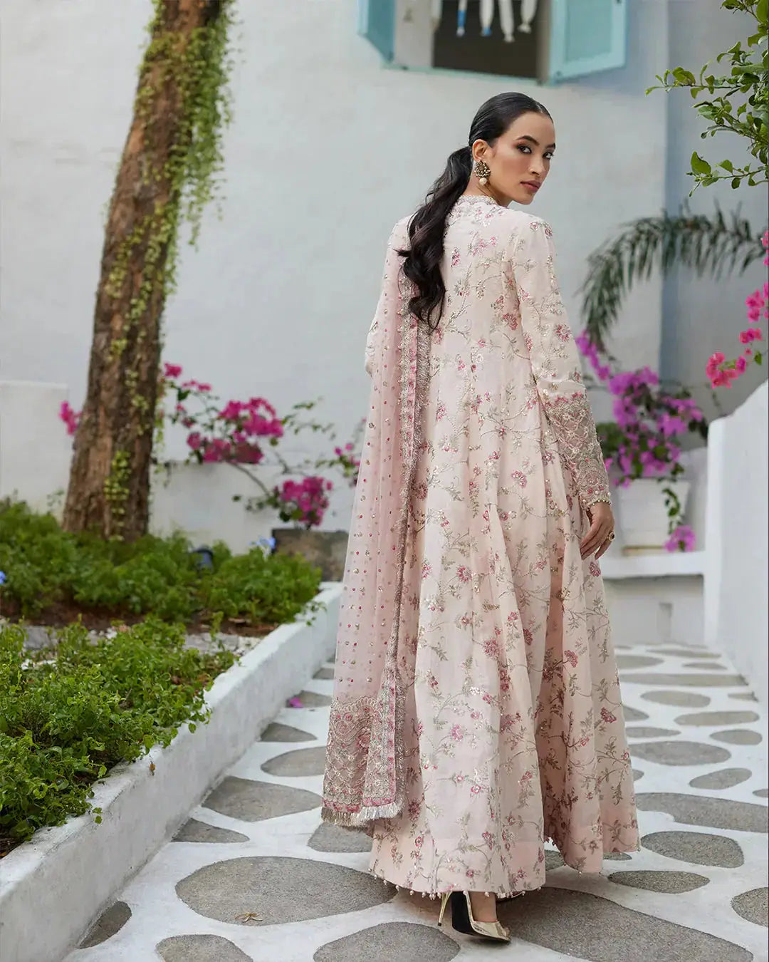 Faiza Saqlain | Liliana Luxury Lawn 24 | Karine - Pakistani Designer Dress - by Faiza Saqlain | Type: Luxury - 100% Original at Saira Sultan