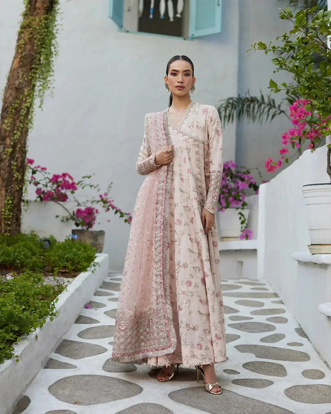 Faiza Saqlain | Liliana Luxury Lawn 24 | Karine - Pakistani Designer Dress - by Faiza Saqlain | Type: Luxury - 100% Original at Saira Sultan