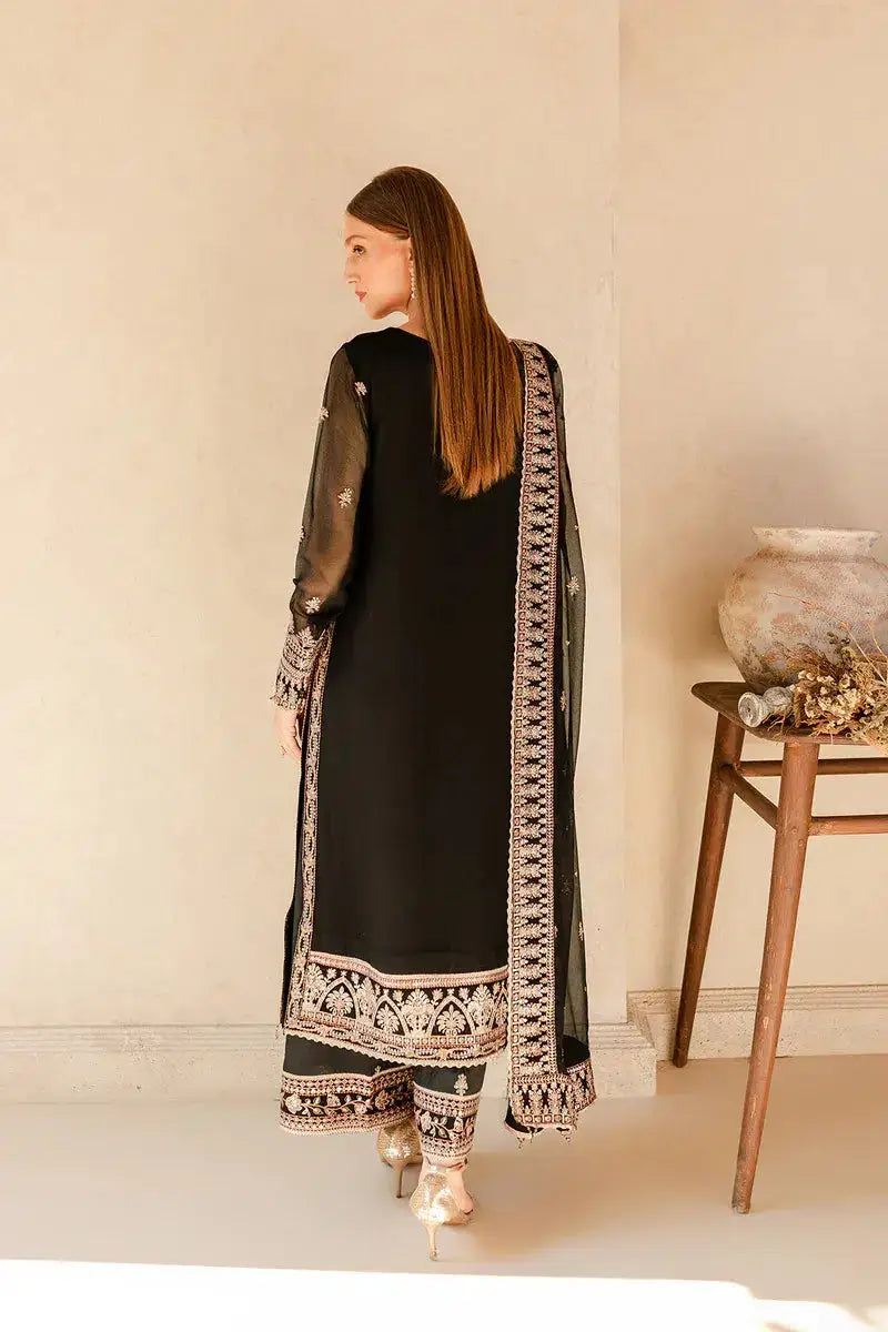 Farasha | Ritzier Festive Formals | Charcoal Nova - Pakistani Designer Dress - by Farasha | Type: Formal - 100% Original at Saira Sultan