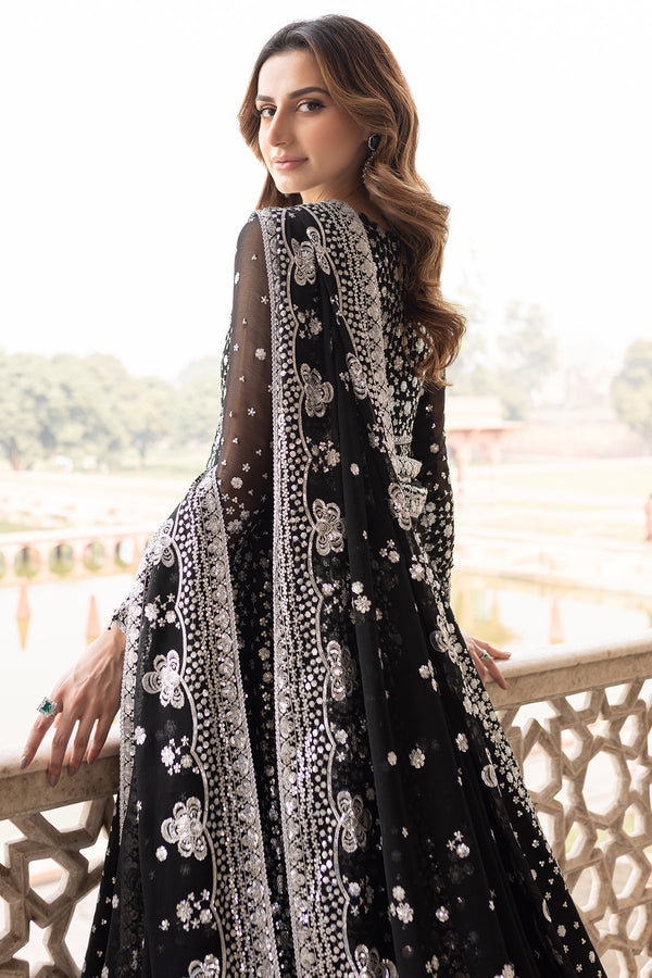 Farasha | Ritzier Wedding Formals | Midnight Orchid L Black Chiffon
