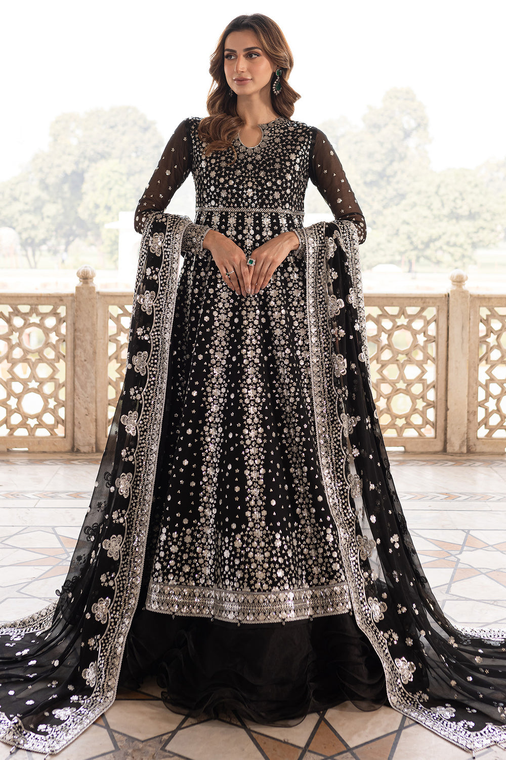 Farasha | Ritzier Wedding Formals | Midnight Orchid XS Black Chiffon