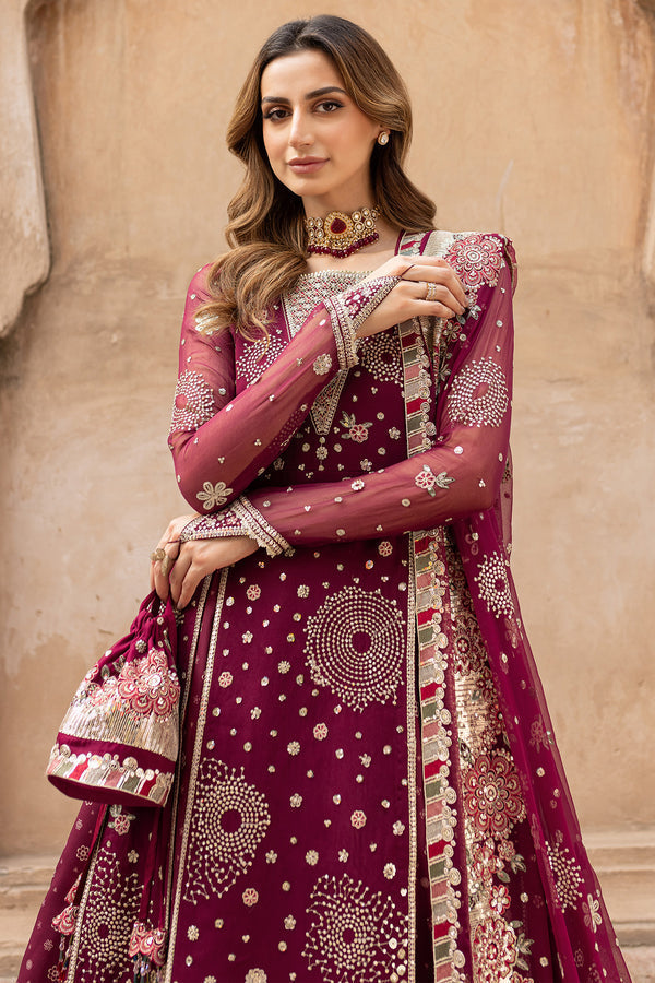 Farasha | Ritzier Wedding Formals | Scarlet Charm L Maroon Chiffon