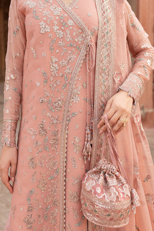 Farasha | Ritzier Wedding Formals | Peach Bell M Pale Peach Chiffon