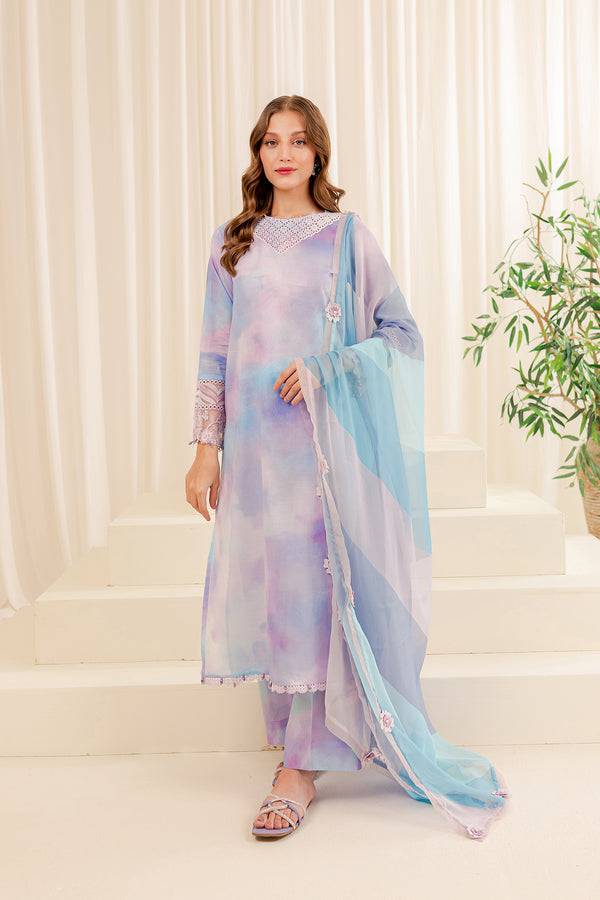 Farasha | Printed Essentials | SNOWY DOVE - Pakistani Designer Dress - by Farasha | Type: Luxury - 100% Original at Saira Sultan