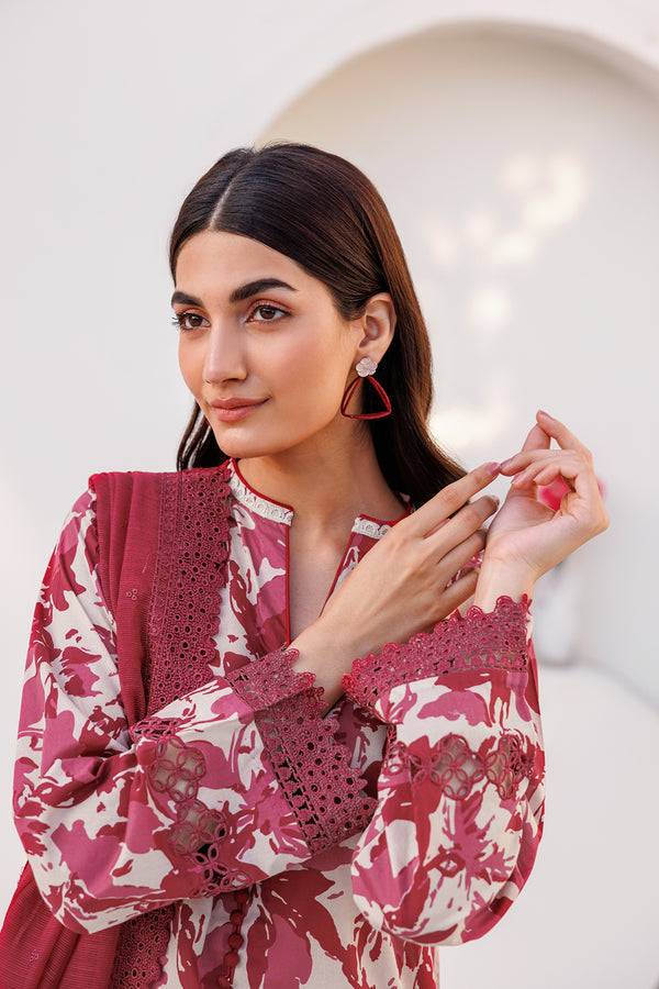 Farasha | Printed Essentials | JASMINE ROSE - Pakistani Designer Dress - by Farasha | Type: Luxury - 100% Original at Saira Sultan