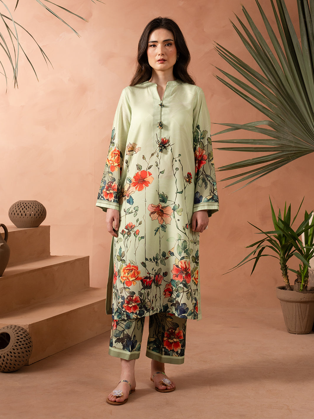 IZEL | Sunset street Pret | FLAIR - Pakistani Designer Dress - by Izel - Type : Ladies Clothes - 100% Original at Saira Sultan